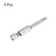 thumbnail image 3 of 5uds T15 Magnético Seguridad Estrella 5 Puntos Torx Destornillador brocas 1/4" Hexagonal Vástago 2" Longitud, 3 of 5