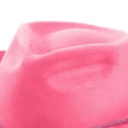 thumbnail image 5 of Xudanell Kids Cowboy Hat Felt Western Plain Cowboy Hat for Child Cowboy Cosplay Dress-Up Stage Play Accessory (Pink, 4-10 Years), 5 of 5