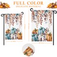 thumbnail image 6 of Orange Blue Pumpkin Fall Garden Flag 28x40 Double Sided - Welcome Garden Flags for All Seasons Outside Décor, Thanksgiving Maple Leaf Decorative Personalized Yard Flags Large Sign, 6 of 9