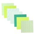 thumbnail image 4 of COOPHYA 7 Pcs Tissu Patchwork en Coton pour Coussins de Courtepointe DIY Vert, 4 of 8