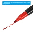 thumbnail image 4 of Unique Bargains Mini Marqueurs Permanents Stylo Effaçable à Sec avec Porte-Clés, Encre Rouge Lot de 3, 4 of 5