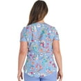 thumbnail image 5 of Cherokee Prints Scrubs Top For Women V-Neck Tuckable Print CK664, 5 of 5