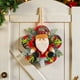 thumbnail image 4 of Decoración para colgar la puerta del árbol de Navidad | Adorno de tela multicolor | Colgante de pared navideño ligero y duradero | 29x28,5x7 cm | Decoración para fiestas de casas de vacaciones | 180g, 4 of 6