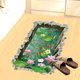 thumbnail image 1 of Lotus leaf fish pond 3D estereoscópico pared pegatina piso dormitorio sala de estar xuanguan personalidad PVC decoración pegatina 88*58cm TUNC Sencillez, 1 of 5