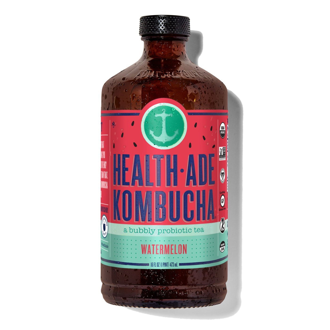 HealthAde Kombucha, Watermelon 12 Pack