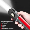 thumbnail image 3 of Multifunctional LED COB Flashlight with Window Breaker,1200 Lumens Magnet Outdoor Handheld Emergency, 3 of 5