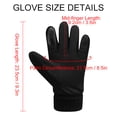 thumbnail image 3 of Tignapoo Winter Cycling Gloves with Fleece Lining, Windproof and Touchscreen Compatible, Perfect for Outdoor Sports and Skiing, Available in Brown - One Size Fits All (B-20D Brown #), 3 of 6