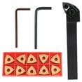 thumbnail image 1 of WHAMVOX Red 7Pcs Set Lathe Threading Turning Tool for High Precision and User Convenience, 1 of 5