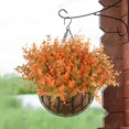 thumbnail image 3 of 6 Bundles Artificial Fall Flowers, Outdoor Flowers Shrubs for Autumn Floral Arrangement Hanging Baskets Home Garden Decor (Fall ), 3 of 8