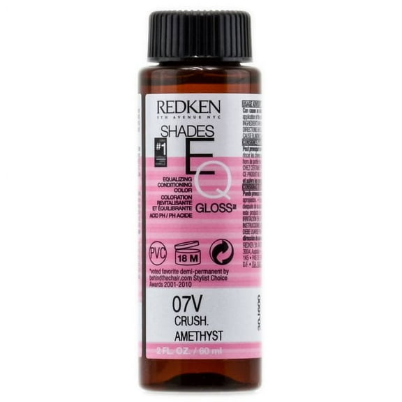 Redken Shades Eq Gloss 07V Crush. Amethyst Equalizing Conditioning Color 2 Oz