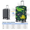 thumbnail image 4 of Fotbe Dinosaurs and Tropical Leaves and Flowers Funda Protectora para Equipaje, Antirrayones y Resistente a la Suciedad, Compatible con Maletas de 18 a 32 Pulgadas-Medium, 4 of 7