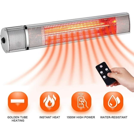 Homeleader Patio Heater 1500w Electric Patio Heater Outdoor Patio