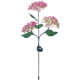 thumbnail image 1 of 3 cabezas Hortensia luz de tierra simulada LED lámpara solar al aire libre para el jardín del hogar, 1 of 7