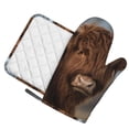 thumbnail image 2 of Disketp Cattle Oven Mitts And Potholders Bbq Gloves-Oven Mitts And Pot Holders With Recycled Infill Silicone Non-Slip Cooking Gloves For Cooking Baking Grilling, 2 of 9