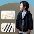 thumbnail image 6 of XQYLOS Kids Lightweight Packable Rain Jacket, Waterproof Windproof Button and Zipper Rain Coat with Pockets, Casual Outerwear for Boys and Girls Everyday Outdoor Activities, 6 of 9