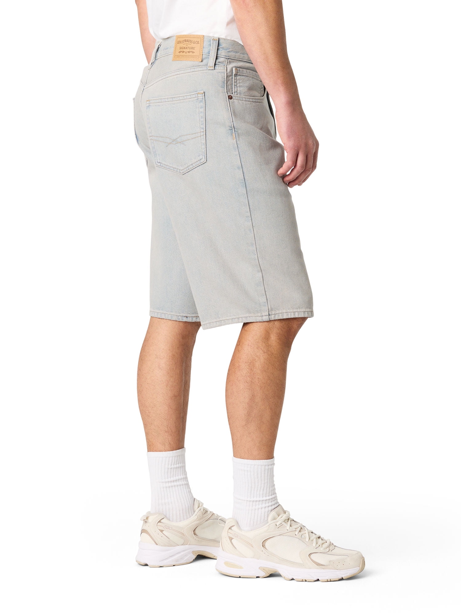 Levi Strauss Signature™ Men's and Big and Tall Loose Denim Shorts, 12" Inseam