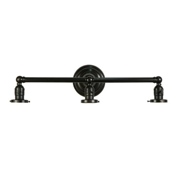 Meyda 139922 22 in. Revival Paddle Socket 3 Light Vanity Hardware