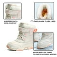 thumbnail image 2 of Ecetana Girls Boys Snow Boots Winter Waterproof Slip Resistant Cold Weather Shoes, 2 of 7