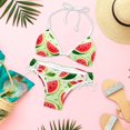 thumbnail image 6 of Watermelon Women's Bikini Set with Detachable Sponge and Adjustable Strap - Two-Pack | Ideal for Swimming and Beach Scenes, 6 of 6