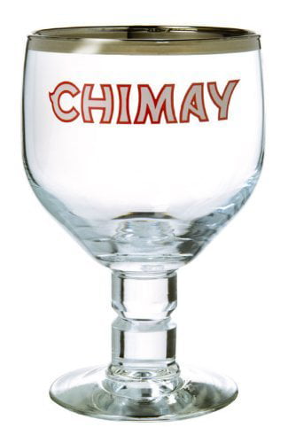 Chimay Belgian Ale Goblet/Chalice Beer Glasses 0.33L Set of 2 