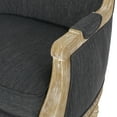thumbnail image 5 of Noble House Elias Charcoal Fabric Club Chair, Natural, 5 of 9