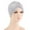 Silver, variant on Herrnalise Women Solid India Muslim Ruffle Chemo Hat Headwear Head Wraps Turbans Beanie Cap Headwraps