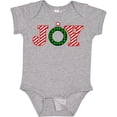 thumbnail image 3 of Inktastic Joy Christmas Ornament with Candy Cane Stripes Boys or Girls Baby Bodysuit, 3 of 5
