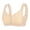 CBY82-Beige, variant on Posy Bras For Older Women Front Closure Button Down No Underwire Plus Size Push Up Bra Comfy Supportive Everyday Bras For Senior Pink 46