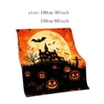 thumbnail image 3 of Halloween Blanket,Halloween Pumpkin Blanket 40"x60",Fall Halloween Throw Blanket Gifts for Women,Cozy Soft Flannel Fleece Quilt for Home Living Room Couch Bed Chair or Dorm Decor(C), 3 of 6