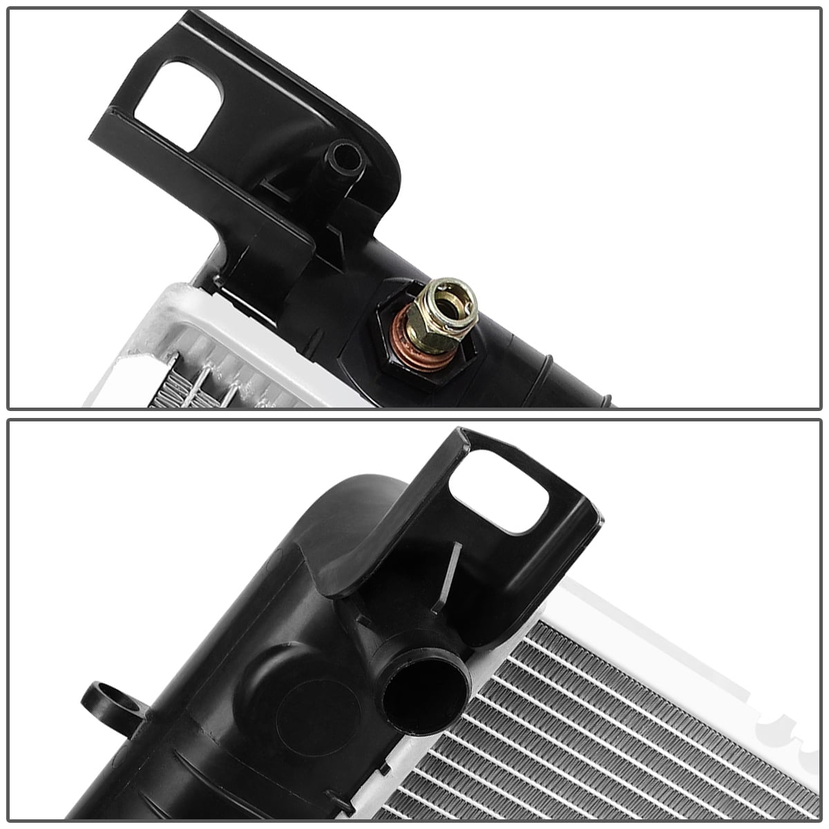 DNA Motoring 2423 Aluminum Radiator 34" Core For 2007-2013 Silverado Sierra Suburban Yukon Tahoe Automatic