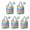 Pioneer Flower Floral-2, variant on 5 Pack Foldable Shopping Bag,Pioneer Flower Floral Print Pattern Reusable Grocery Bags with Pockets,Large Reusable Tote Bags with Handles Waterproof & Lightweight