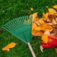 thumbnail image 5 of Grofry Garden Thatch Rake 16-Teeth Wide Coverage Rake Head Easy to Install Grass Rake Head for Lawns Fallen Leaves Dead Grass, 5 of 7