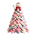 thumbnail image 2 of Christmas DIY Quilted Fabric Tree Craft Kit, Beginner Friendly Holiday Patchwork Sewing Set, 3D Handmade Tabletop Decoration for Home, Office and Gift Giving, 2 of 9