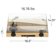 Fluance RT85N Reference High Fidelity Vinyl Turntable Record Player with Nagaoka MP-110 Cartridge Acrylic Platter Speed Control Motor High Mass MDF Wood Plinth Vibration Isolation Feet - Lucky Bamboo