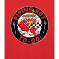 thumbnail image 3 of Hot Stuff - Piping Hot To Go - Women's Oversized Graphic T-Shirt, 3 of 4