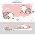 thumbnail image 3 of Cute Desk Mat Kawaii Mousepad Anime Aesthetics Desk Pad XXL Cute Checke and Mouse Pad Computer Keyboard Mat Office Desk Pad Protector .;X.;, 3 of 7