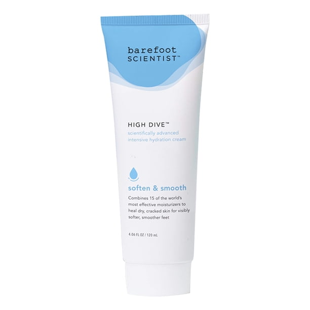 Barefoot Scientist High Dive Crema de terapia de pies de hidratación intensiva Humedad especializada para pies secos y talones agrietados
