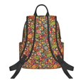thumbnail image 2 of Naloa Hippie Peace Love Print Lightweight DayBackpack Suitable for school, work, shopping, travel, etc., 2 of 5