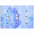 thumbnail image 1 of Metal Light Switch Plate Cover Romantic Paris Eiffel Tower Letter Baby Blue PRS009, 1 of 13