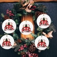 thumbnail image 2 of AnuirheiH 5PCS 2022 Christmas Hanging Ornaments Christmas Tree Pendant Lighted Pendant Faceless Santa Claus Pendant, 2 of 7