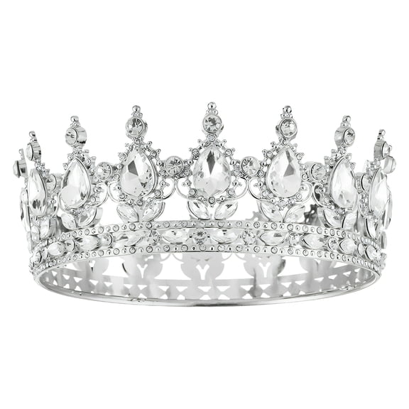 DESIGNICE Crown,Wedding Day Crown Tiaras for Women,Sparkling Crystal Embellishment Comfortable Fit Birthday Tiara