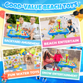 thumbnail image 5 of YCFUN Kids Sand Water Table for Toddlers 3-8, Plastic Outdoor Activity Sensory Tables for Boys Girls Toddler, Summer Outdoor Beach Toy for Boys and Girls 3-7, 5 of 7