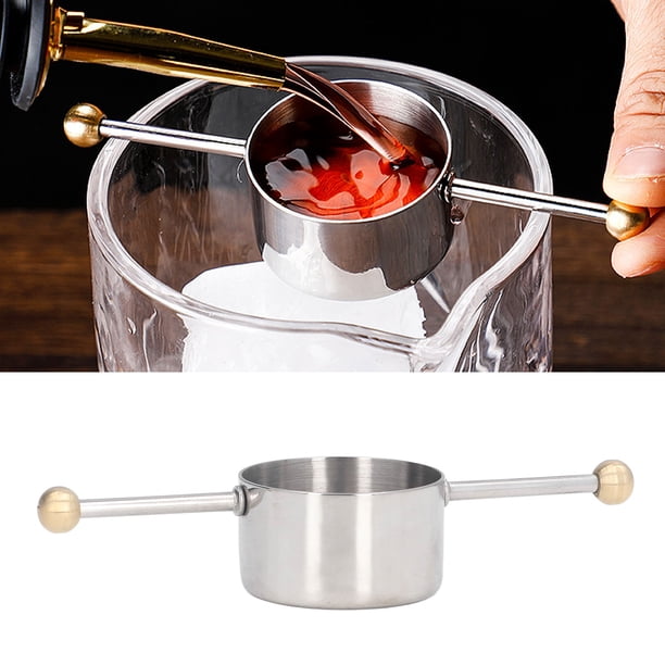 Taza De Onzas De Bartending, Taza Medidora De Acero Inoxidable, Doble Bola, Multiusos Para El Hogar