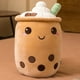 thumbnail image 1 of 25/70cm Real-Life Bubble Tea Cup Plush Toy Pillow Stuffed Food Soft Doll Milk Tea Cup Pillow Cushion Kids Toys Birthday Giftbrown25cm Deng Xun unisex, 1 of 2