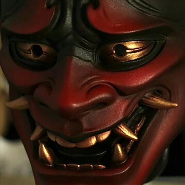 Cubierta De Cara De Terror Cosplay Japonés Cubierta De Cara De Látex Anime Horror Cubierta De Cara Suave Cubierta De Cara De Demonio Fantasma De Halloween Accesorios De ANGGREK Otros