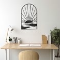 thumbnail image 3 of LaModaHome Exclusive Sunny Road And Window Metal Wall Art – Durable & Artistic Metal Wall Art for Home and Office Decor, Perfect for Any Interior Design Aesthetic, 3 of 5