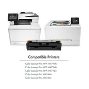 414A Toner Cartridge 4-Pack with Chip Compatible for 414A 414X Color LaserJet Pro MFP M479 M479fdw M479fdn M454 M454dn M454dw Enterprise MFP M480f (Black, Cyan, Magenta, Yellow)