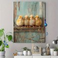 thumbnail image 4 of Qisvanset 12x16 Inch Yellow Chick Canvas Wall Art, Rustic Farm Animal Art Easter Spring Seasonal Wall Decor, 4 of 8
