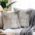 thumbnail image 2 of Brown Oil Painting Outdoor Pillow Covers Pack of 2 Modern Abstract Art Minimalism Waterproof Throw Pillow Covers Decorative Cushion Cases for Patio Garden Tent Balcony Couch 18x18 inch, 2 of 8