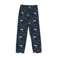 thumbnail image 5 of Xecao Christmas Dachshund Men's Straight Lounge Pajama Pants: The Ultimate in Comfortable Sleepwear, 5 of 9
